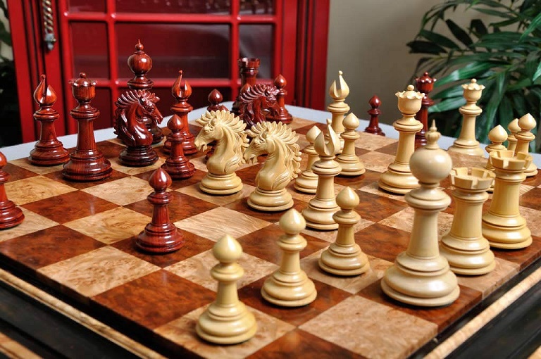 The Camelot artisan chess board